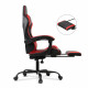 Gaming Office Chair Computer Seating Racer Black and Red Image 3 thumbnail