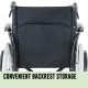 Orthonica 24in Wheelchair with Smooth Glide Tubes - Senator Image 11 thumbnail