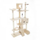 Cat Tree Scratcher DANIE 177 cm - BEIGE Image 1 thumbnail