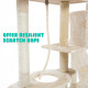 Cat Tree Scratcher DANIE 177 cm - BEIGE Image 5 thumbnail