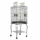 i.Pet Large Bird Cage with Perch - Black Image 1 thumbnail