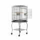 i.Pet Large Bird Cage with Perch - Black Image 3 thumbnail