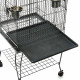 i.Pet Large Bird Cage with Perch - Black Image 7 thumbnail