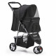 3 Wheel Pet Stroller - Black Image 1 thumbnail