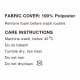 Bedding Foam Wedge Back Support Pillow - Beige Image 5 thumbnail