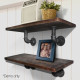 6inch 9 Piece Wall Mounted Shelf Set Image 5 thumbnail