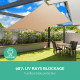 6x6m 280gsm Shade Sail Sun Shadecloth Canopy Square Image 6 thumbnail