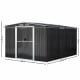 Giantz 2.57 x 3.12m Garden Shed with Roof - Grey Image 1 thumbnail