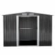 Giantz 2.57 x 3.12m Garden Shed with Roof - Grey Image 2 thumbnail