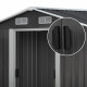 Giantz 2.57 x 3.12m Garden Shed with Roof - Grey Image 5 thumbnail