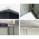 Giantz 2.57 x 3.12m Garden Shed with Roof - Grey Image 7 thumbnail