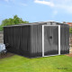 Giantz 2.57 x 3.12m Garden Shed with Roof - Grey Image 8 thumbnail