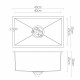 450 x 300mm Stainless Steel Sink - Black Image 1 thumbnail