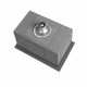 450 x 300mm Stainless Steel Sink - Black Image 3 thumbnail