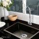 450 x 300mm Stainless Steel Sink - Black Image 9 thumbnail