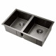 770 x 450mm Stainless Steel Sink - Black Image 1 thumbnail