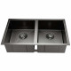 770 x 450mm Stainless Steel Sink - Black Image 2 thumbnail