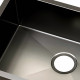 600 x 450mm Stainless Steel Sink - Black Image 4 thumbnail