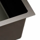 600 x 450mm Stainless Steel Sink - Black Image 6 thumbnail