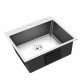 Stainless Steel Kitchen Sink 550x450MM SIngle Bowl Laundry Strainer Image 1 thumbnail