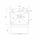 Stainless Steel Kitchen Sink 550x450MM SIngle Bowl Laundry Strainer Image 1 thumbnail