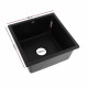 Kitchen Sink Stone Granite Top/Undermount Singe Black 450x450mm Image 1 thumbnail