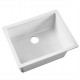 Granite Stone Kitchen Sink Bowl Top or Under mount 610x470mm White Image 1 thumbnail