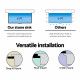 Granite Stone Kitchen Sink Bowl Top or Under mount 610x470mm White Image 3 thumbnail
