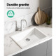 Granite Stone Kitchen Sink Bowl Top or Under mount 610x470mm White Image 5 thumbnail