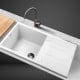 Kitchen Sink Granite Stone Top or Undermount Single White 860x500mm Image 6 thumbnail
