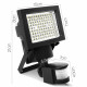 Set of 2 100 LED Solar Powered Motion Sensor Lights Image 1 thumbnail