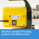 800w Weatherised Stainless Steel Auto Water Pump - Yellow Image 5 thumbnail