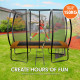 Kahuna Trampoline 6 ft x 9 ft Rectangular Outdoor - Orange Image 6 thumbnail