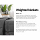 Bedding 2.3KG Cotton Weighted Gravity Blanket Deep Relax Kids Image 3 thumbnail