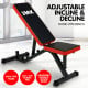 Adjustable Incline Decline Home Gym Flat Bench thumbnail