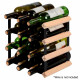 Timber Wine Rack 12 Bottles Image 4 thumbnail