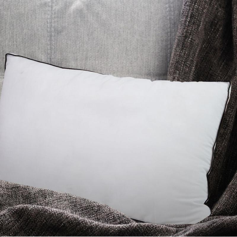 Silk Blend Pillow Hypoallergenic Gusset Cotton Cover Single Pack