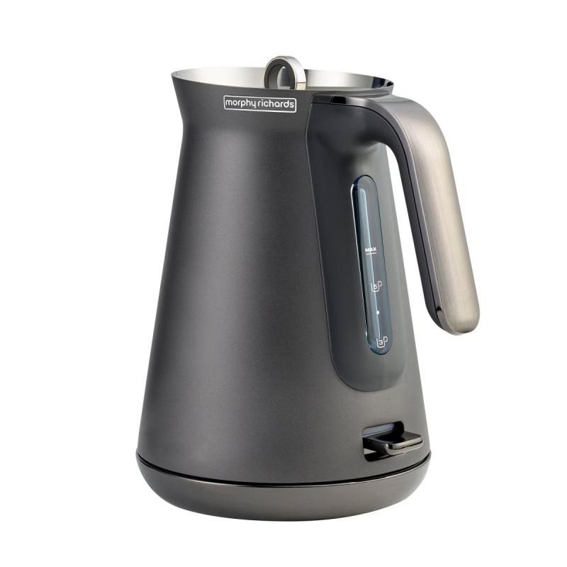 Morphy Richards 1.5L Aspect Kettle Black Chrome