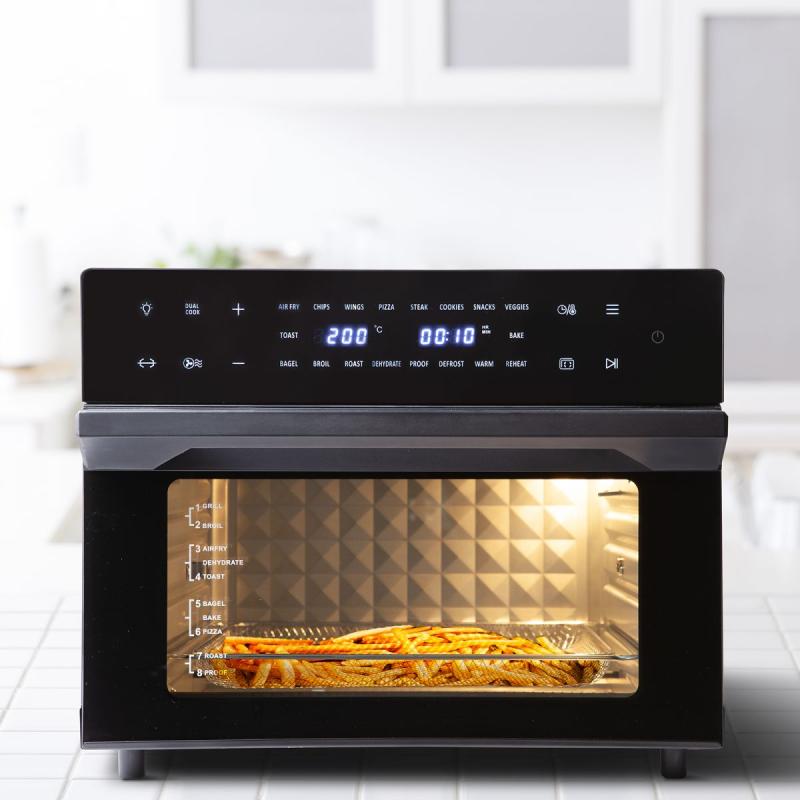 30 Litre Air Fryer Oven 18 Presets 5in1 Multifunctional Black