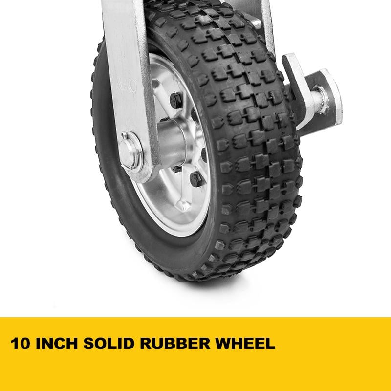 ALKO 10in Ratchet Jockey Wheel for Trailers & Caravans