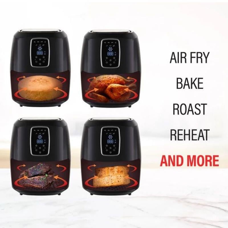 kitchen couture airfryer 7l black