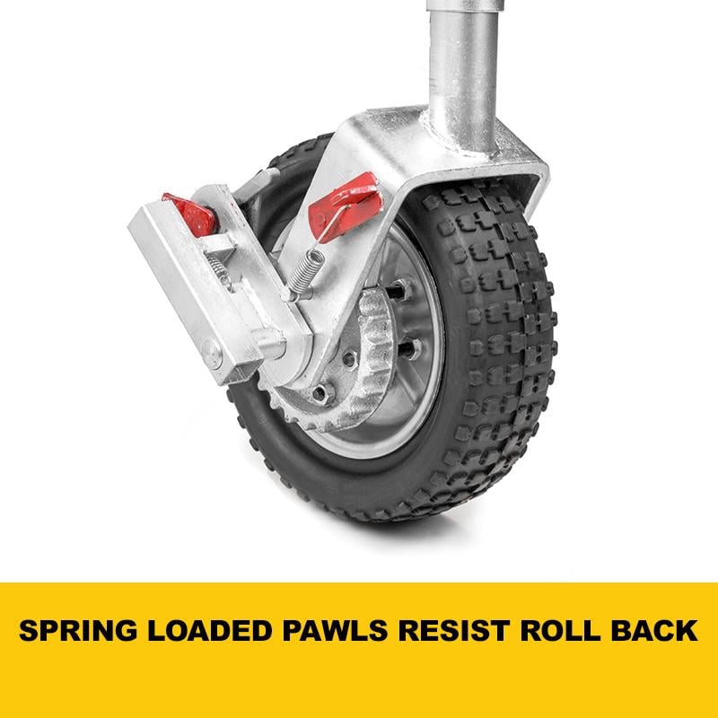 ALKO 10in Ratchet Jockey Wheel for Trailers & Caravans