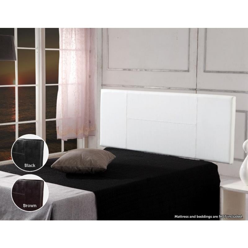 Pu Leather Queen Bed Headboard Bedhead White