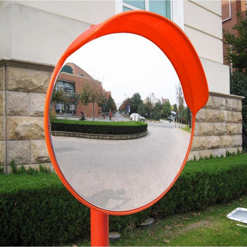 60cm Round Convex Mirror Blind Spot Safety Traffic Driveway Wide Angle