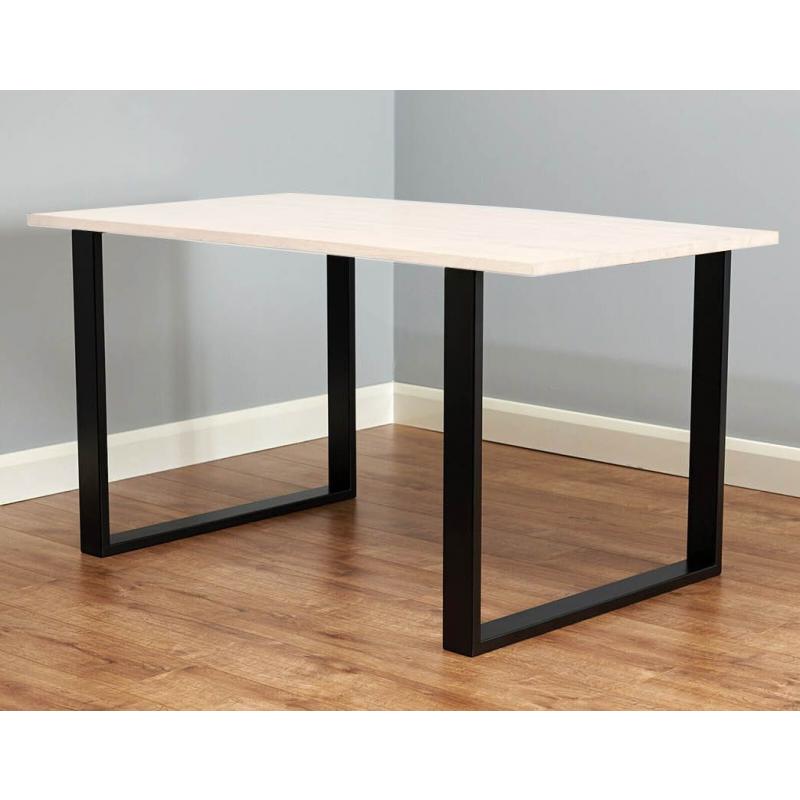 Square Shaped Table Desk Legs Retro Industrial Design Fully Welded