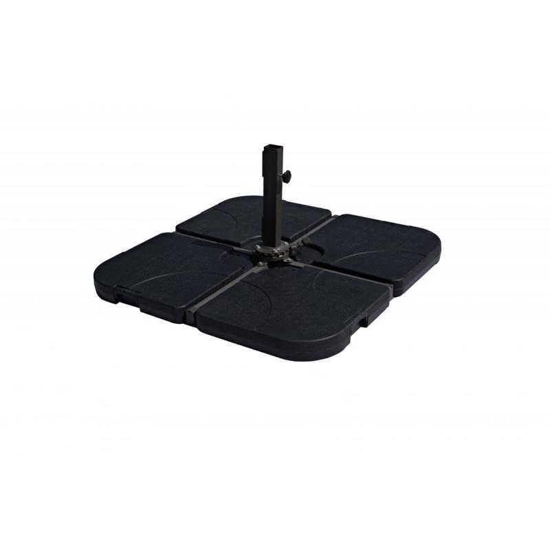 Outdoor Patio 4piece Offset 3m Umbrella Base Stand Water Sand