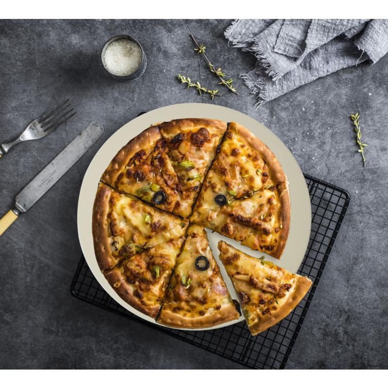 38cm Xl Pizza & Baking Stone For Bbq/oven/grill