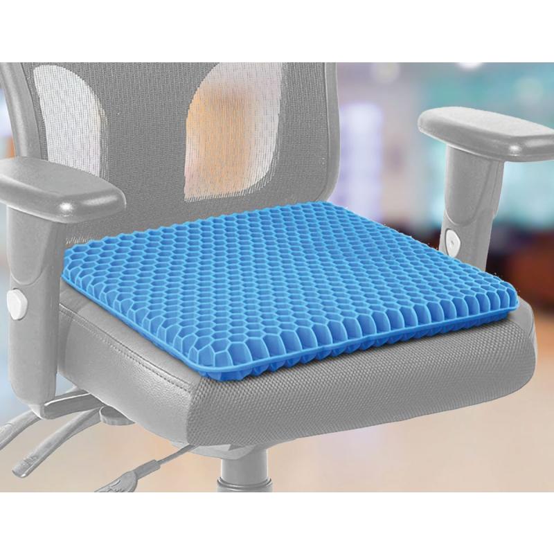Gel Chair Seat Cushion For Lower Back Pain Pressure Relief Wheelchair