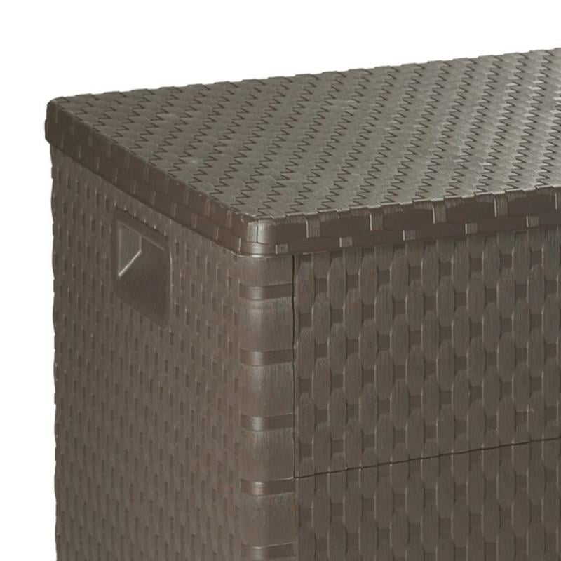 Garden Storage Box Brown 120x56x63 Cm | Outdoor Storage