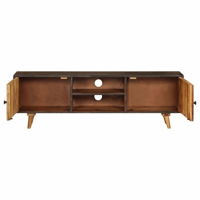 TV Solid Mango Wood Entertainment Unit 140x30x45cm